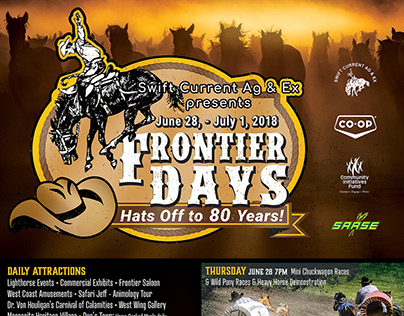 2018 Frontier Days Poster