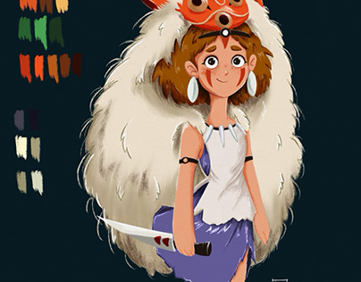 Princess Mononoke Illustration