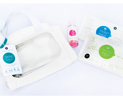 Packaging design - travelling kit for germaphobes