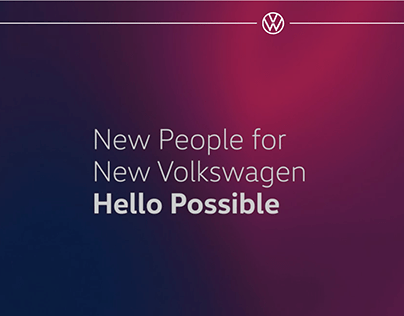 New People for New Volkswagen - Hello Possible