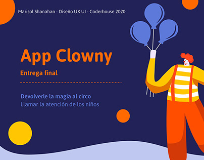Proyecto UX UI Coderhouse - App Clowny