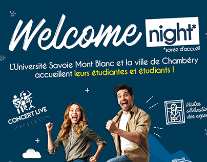 Affiche "Welcome Night"