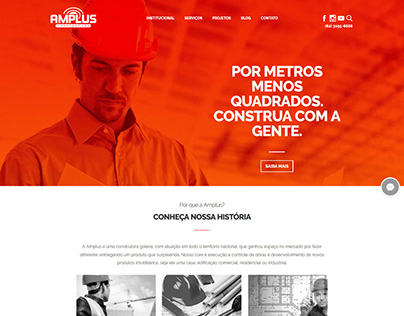 Website Responsivo Amplus Construtora