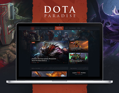 Dota Paradise | Gaming Blog & Store Theme