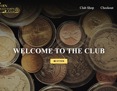 E-Commerce Website (Coin Collectors Club)