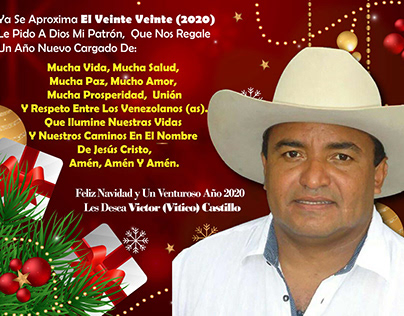 Mensaje de Navidad - Cantante Vitico Castillo