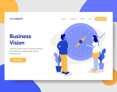landing-page-template-of-businessman-with-vision
