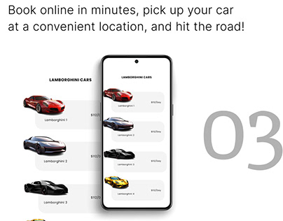 Rental Car App | Mobile App | IOS | Rental App UI
