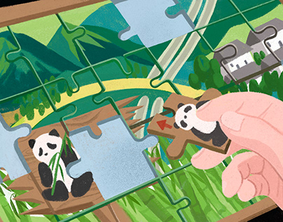 Editorial Illustration | International Panda Day