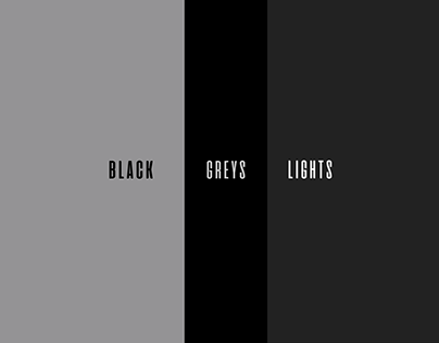BLACK GREYS LIGHTS