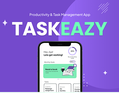 TASKEAZY: Task Management App UI/UX Project