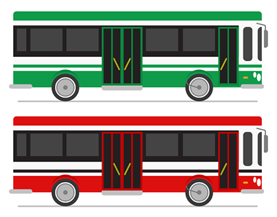 Public Transportation Illustrations