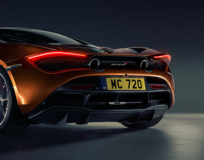 McLaren 720S studio shot