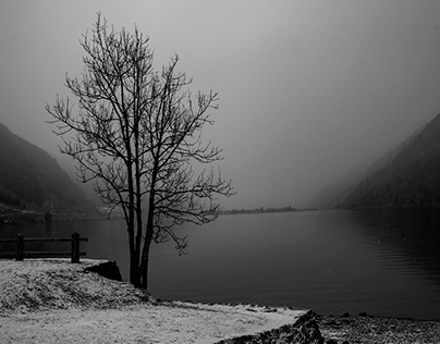 Neve sul lago