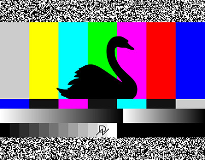 Black Swan AI Design Identity Logo Brand Trend Free Art