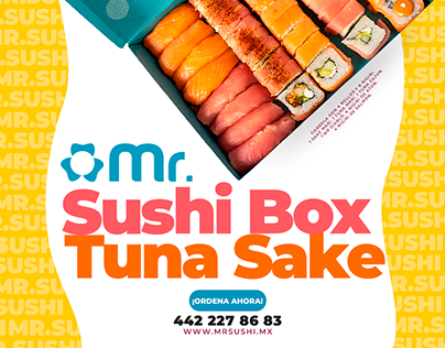 Publicidad Mr. Sushi Juriquilla