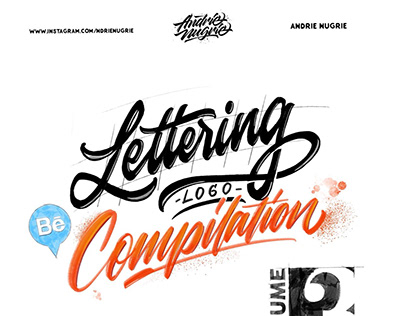 Lettering logo
