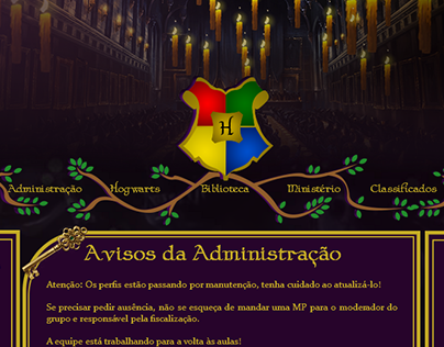 Site RPG Hogwarts