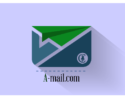 A-mail logo design