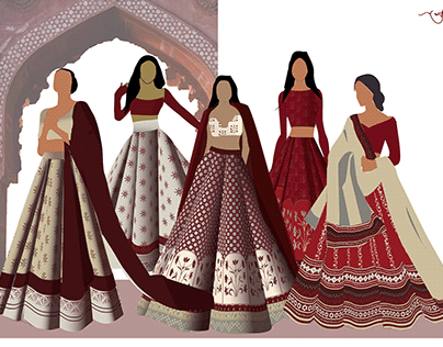 Project thumbnail - Ethnic wear design collection