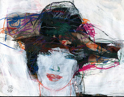 Una mujer con sombrero