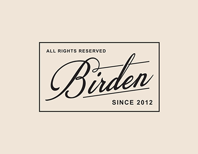 Birden Clothing Label Tag