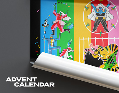 Advent calendar CIRCUS for kids/ ADVENTBOOM