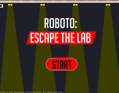 Roboto: Escape The Lab - a Simple 2D Platformer