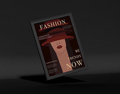 Fashion design /Human face/Magazine
