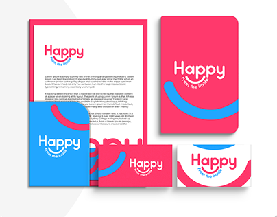 Happy from the inside — Logo & brand identity design