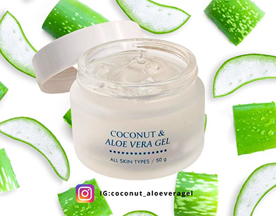 Best facial skincare products | Coconut & Aloe Vera Gel