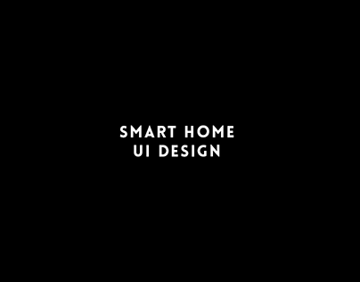 Smart Home Mobile App UI Design