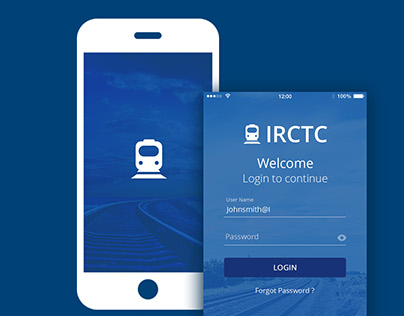 IRCTC Redesign - IOS App