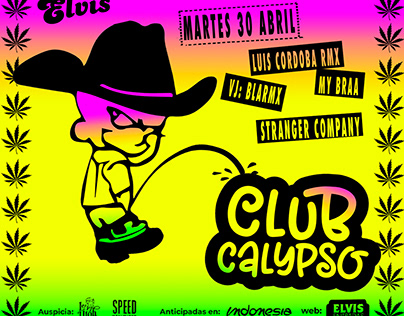 Flyer para Club Calypso