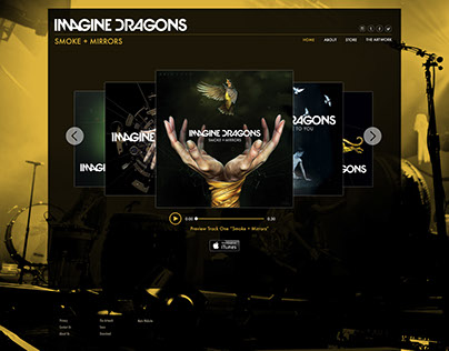 Imagine Dragons "Smoke & Mirrors" Album Microsite