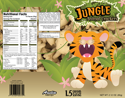 Animal Crackers Packaging