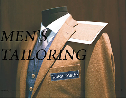 Men´s tailoring project process