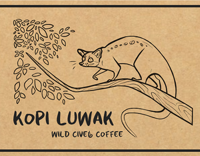Luwak coffee package design