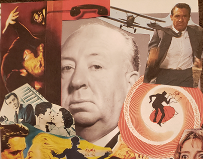 Alfred Hitchcock Collage