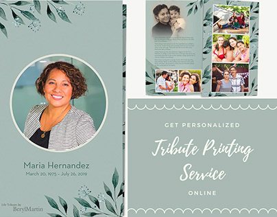 Personalized Tribute Printing Service