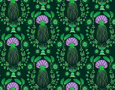 | Greeny Jellyfish Pattern |