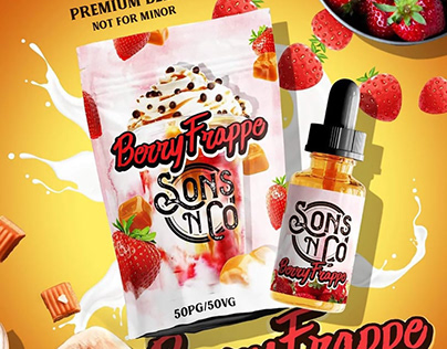 Sons N Co Poster Design (Berry Frappe)