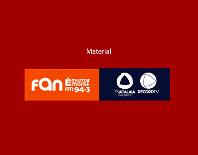 Material Rádio FanFM e TV Atalaia.