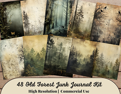 Old Forest Junk Journal Kit