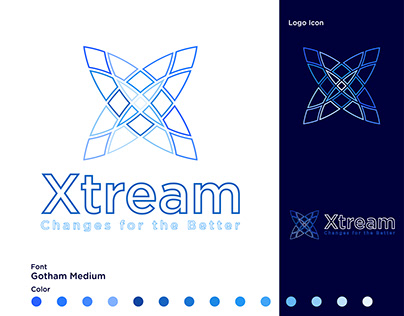 Xtream - Software Company Logo - Modern Logo