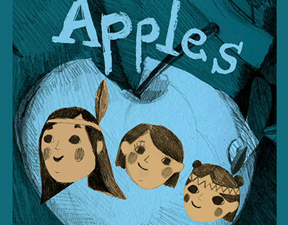 The apples: the short comic story about childhood