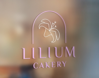 Lilium Cakery Logo Design