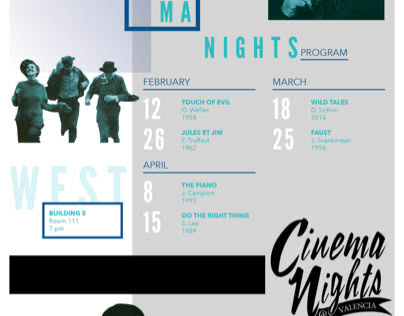 Cinema Nights Poster Calendar
