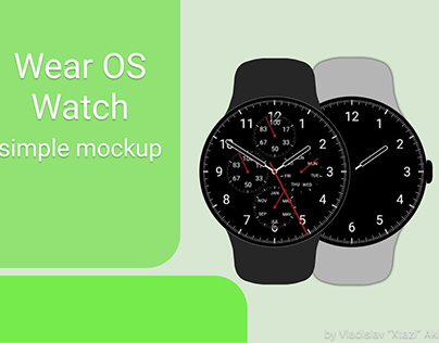 Wear OS watch mockup