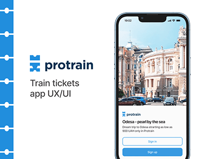 Protrain App UX/UI design